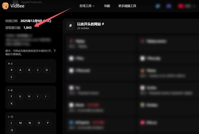 视频下载工具vidbee运行操作演示 UU资源分享