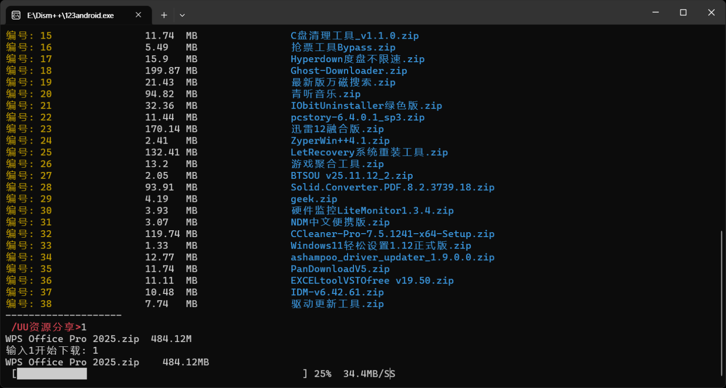 123云盘满速下载神器，突破1G限制，小巧精干